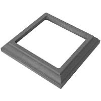 Крышка нижняя из ДПК EasyDecking Вуд-Икс Серый 140х140 мм