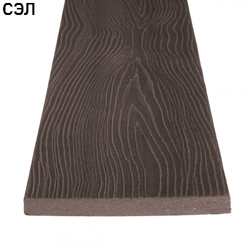 Заборная доска из ДПК Altay Decking Венге New 3000х130х12 мм