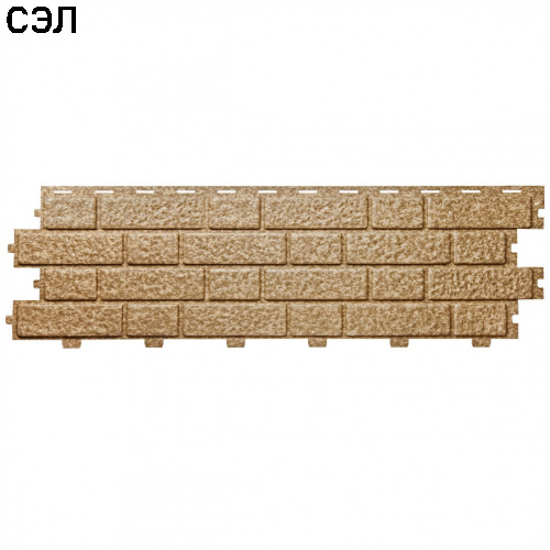 Фасадная панель Tecos Brickwork Кэмел 1140х350 мм Фасадная панель Tecos Brickwork Кэмел 1140х350 мм
