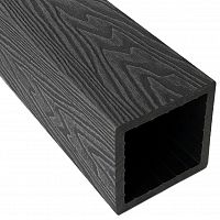 Столб из ДПК EasyDecking Черное дерево 3000х100х100 мм