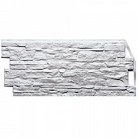 Фасадная панель FineBer Скала Мелованный белый 1090х460 мм