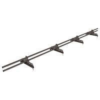 Снегозадержатель трубчатый универсальный Roofsystems RAL 8019 Серо-коричневый 3 м
