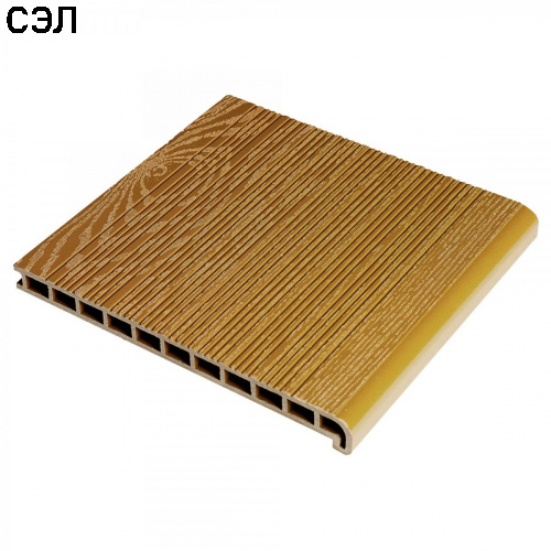 Ступень из ДПК Faynag Wood Орех 2000х320х24 мм Ступень из ДПК Faynag Wood Орех 2000х320х24 мм