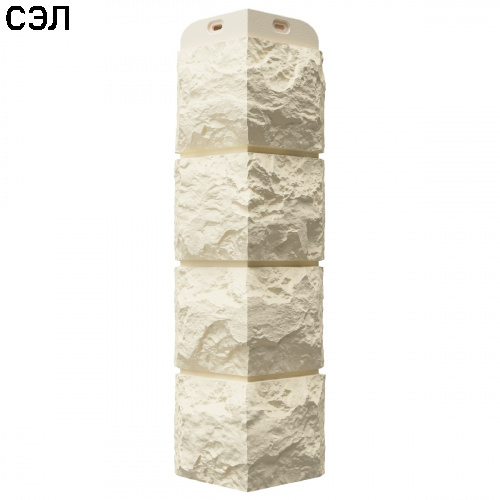 Угол наружный Docke Dufour Standard Сливочный 424х125х125 мм