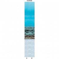 Стеновая панель ПВХ Panda 03810 Подводный мир Фон 2700х250х8 мм комплект 2 шт