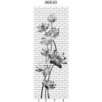 Стеновая панель ПВХ Panda 06640 Таинственный сад панно 2700х250х8 мм комплект 4 шт