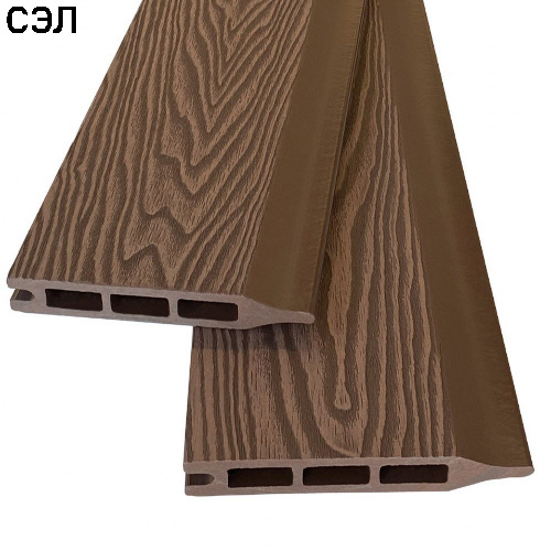 Заборная доска шип-паз из ДПК EasyDecking Вуд-Икс Коричневый 2200х146х20 мм Заборная доска шип-паз из ДПК EasyDecking Вуд-Икс Коричневый 2200х146х20 мм