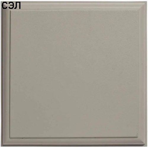 Отделочный элемент № 2 Альта-Профиль Белый 254x254x27 мм