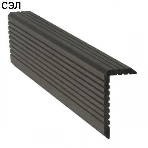Уголок из ДПК декоративный Altay Decking Графит 4000х70х35 мм Уголок из ДПК декоративный Altay Decking Графит 4000х70х35 мм