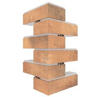 Угловая термопанель малая BestPoint Loft Brick Curry 456х236х236х60 мм