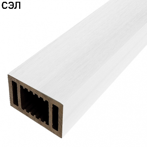 Перила нижние из ДПК Woodvex Select Белоснежный Co-Extrusion 3000х100х50 мм Перила нижние из ДПК Woodvex Select Белоснежный Co-Extrusion 3000х100х50 мм