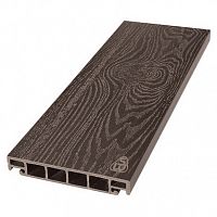 Террасная доска из ДПК Savewood Standard Salix (T) Темно-коричневый 4000х163х25 мм