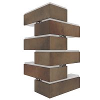 Угловая термопанель малая BestPoint Retro Brick Cardamon 456х236х236х60 мм