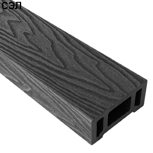 Перила из ДПК EasyDecking Вуд-Икс Черное дерево 3000х90х45 мм Перила из ДПК EasyDecking Вуд-Икс Черное дерево 3000х90х45 мм