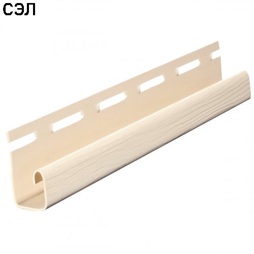 Планка J-профиль FineBer Standart Classic Color Слоновая кость 3000 мм Планка J-профиль FineBer Standart Classic Color Слоновая кость 3000 мм