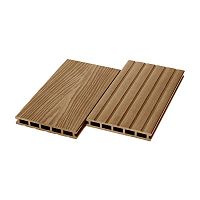 Террасная доска из ДПК RusDecking UnoDeck Mogano New Орех 3000х165х24 мм