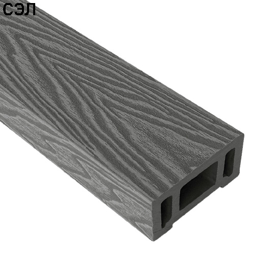 Перила из ДПК EasyDecking Вуд-Икс Серый 3000х90х45 мм Перила из ДПК EasyDecking Вуд-Икс Серый 3000х90х45 мм