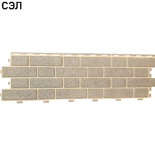 Фасадная панель Tecos Brickwork Михелен Бежевый 1140х350 мм