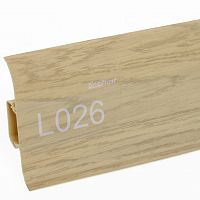 Плинтус напольный ПВХ Line Plast L026 Дуб Мокко 2200х58х22 мм