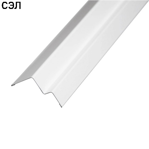 PLL-профиль алюминиевый Cesal 3306 Белый матовый 15х7х9х13х3000х0,4 мм