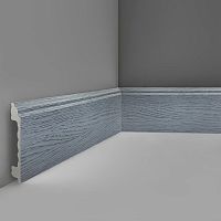 Плинтус напольный из дюрополимера UnionKraft P3-114-N Дуб пепельный 2400х80х16 мм