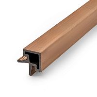Уголок из ДПК для реечной панели EasyDecking Ко-экструзия Тик 4000х50х50 мм