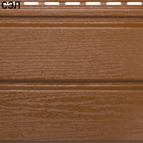 Сайдинг виниловый Альта-Профиль Альта-Брус Дуб светлый 3000х250 мм