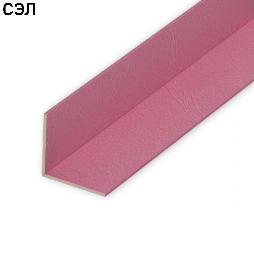 Угол универсальный ПВХ Век Цветок Розовый 3000х22,5х22,5 мм