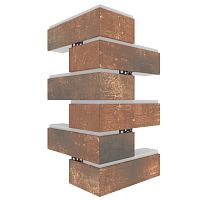 Угловая термопанель малая BestPoint Loft Brick Chili 456х236х236х50 мм