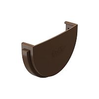Заглушка желоба ПВХ Docke Standard Светло-коричневая 120 мм