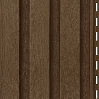 Сайдинг виниловый Ю-Пласт Timberblock Рейка фасадная Дуб золотой 3000х275 мм