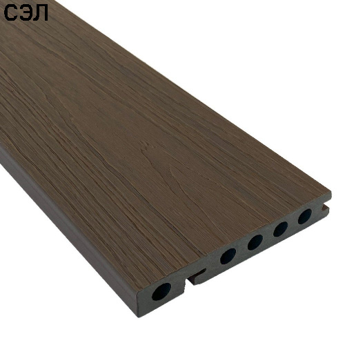 Финишная доска из ДПК EasyDecking Ко-экструзия Каштан 4000х145х21 мм Финишная доска из ДПК EasyDecking Ко-экструзия Каштан 4000х145х21 мм