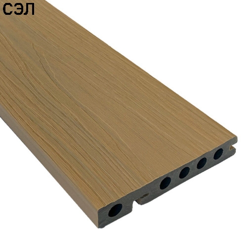 Финишная доска из ДПК EasyDecking Ко-экструзия Дуб 4000х145х21 мм