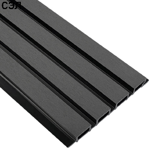 Фасадная доска из ДПК EasyDecking Вуд-Икс Рейка Черное дерево 3000х200х26 мм