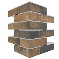 Угловая термопанель большая BestPoint Loft Brick Cardamon 456х365х365х100 мм