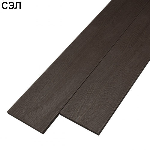 Заборная доска из ДПК с двусторонним тиснением Altay Decking Венге 4000х130х12 мм