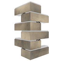 Угловая термопанель малая BestPoint Retro Brick Pepper 456х236х236х50 мм