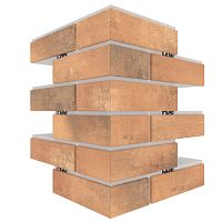 Угловая термопанель большая BestPoint Loft Brick Curry 456х365х365х80 мм