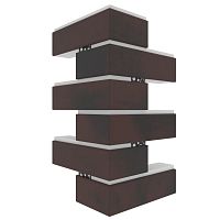 Угловая термопанель малая BestPoint Exclusive Red Wine 456х236х236х50 мм