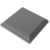 Крышка верхняя из ДПК EasyDecking Вуд-Икс Серый 125х125 мм