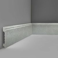 Плинтус напольный из дюрополимера UnionKraft P3-131 Бетон 2400х80х16 мм