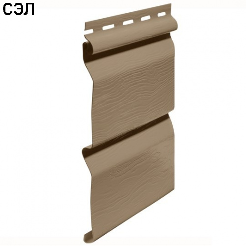 Сайдинг виниловый FineBer Standart Classic Color Корабельный брус Сандал 3660х205 мм Сайдинг виниловый FineBer Standart Classic Color Корабельный брус Сандал 3660х205 мм