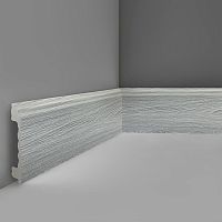 Плинтус напольный из дюрополимера UnionKraft P3-137-N Ель сибирская 2400х80х16 мм