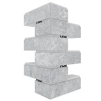 Угловая термопанель малая BestPoint Exclusive Cement Gray 456х236х236х60 мм