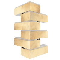 Угловая термопанель малая BestPoint Retro Brick Salt 456х236х236х50 мм