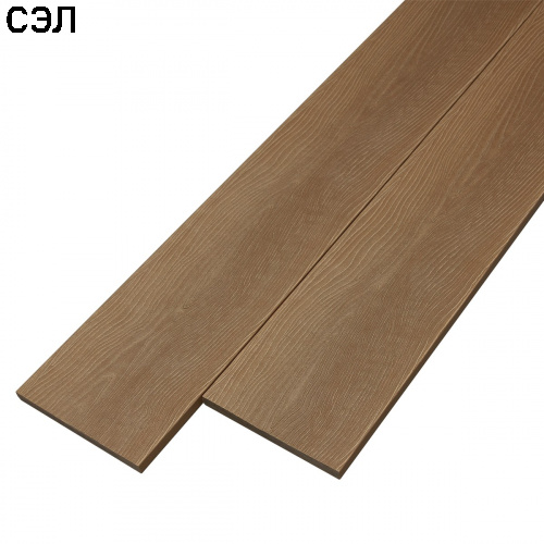 Заборная доска из ДПК с двусторонним тиснением Altay Decking Орех 4000х130х12 мм Заборная доска из ДПК с двусторонним тиснением Altay Decking Орех 4000х130х12 мм