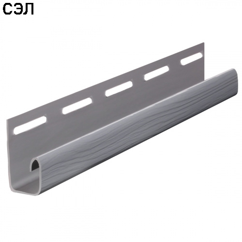 Планка J-профиль FineBer Standart Classic Color Серо-голубой 3000 мм Планка J-профиль FineBer Standart Classic Color Серо-голубой 3000 мм