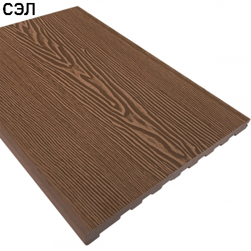 Ступень из ДПК EasyDecking Вуд-Икс Коричневый 3000х348х22 мм Ступень из ДПК EasyDecking Вуд-Икс Коричневый 3000х348х22 мм