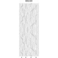 Стеновая панель ПВХ Panda 08310 Фиеста Фон светлый 2700х250х8 мм комплект 4 шт