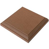 Крышка верхняя из ДПК EasyDecking Вуд-Икс Коричневый 125х125 мм